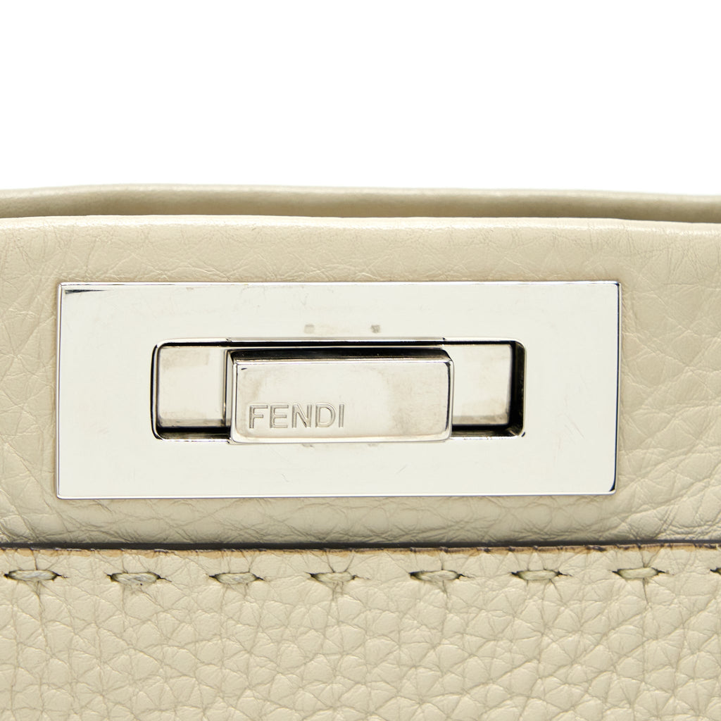 FENDI PEEKABOO GRAINED CALFSKIN MIX ROMANO/AACANARA SHW