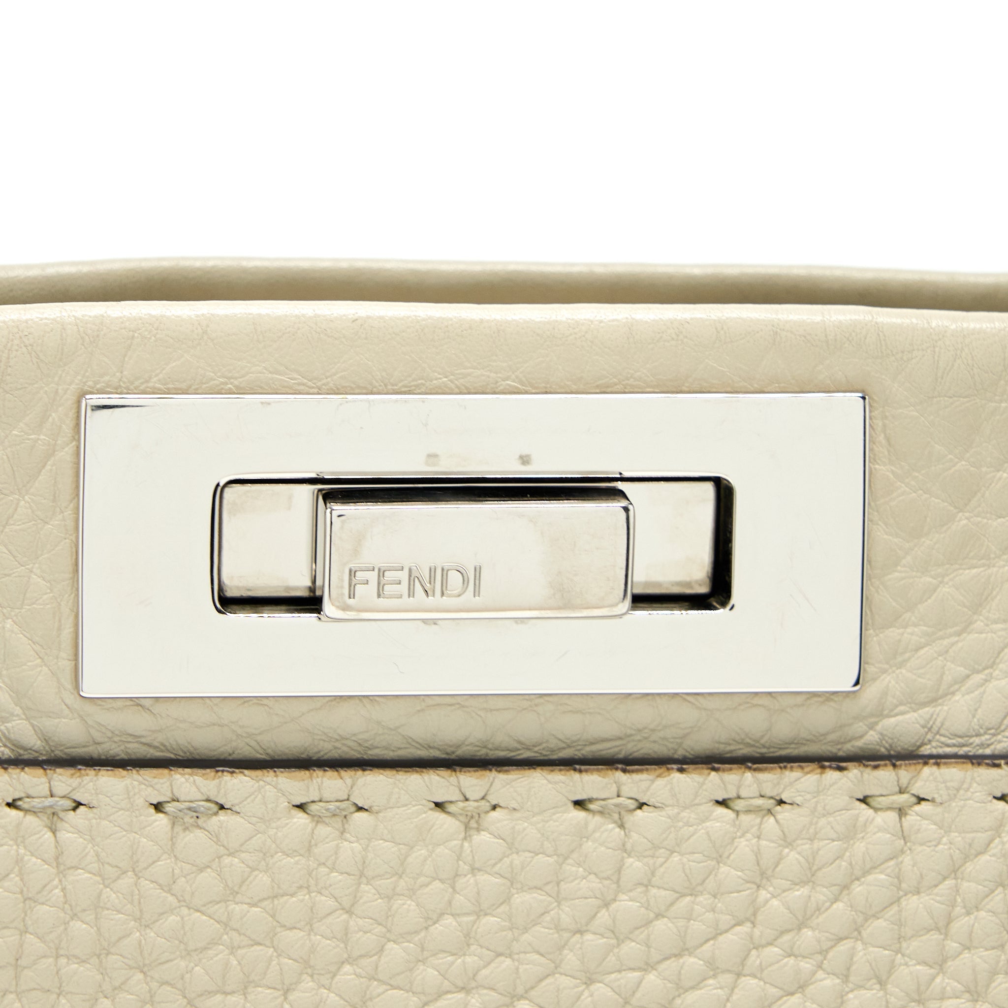 FENDI PEEKABOO GRAINED CALFSKIN MIX ROMANO/AACANARA SHW