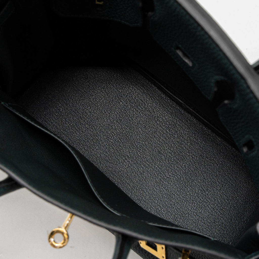 HERMES BIRKIN 25 TOGO VERT CYPRES GHW