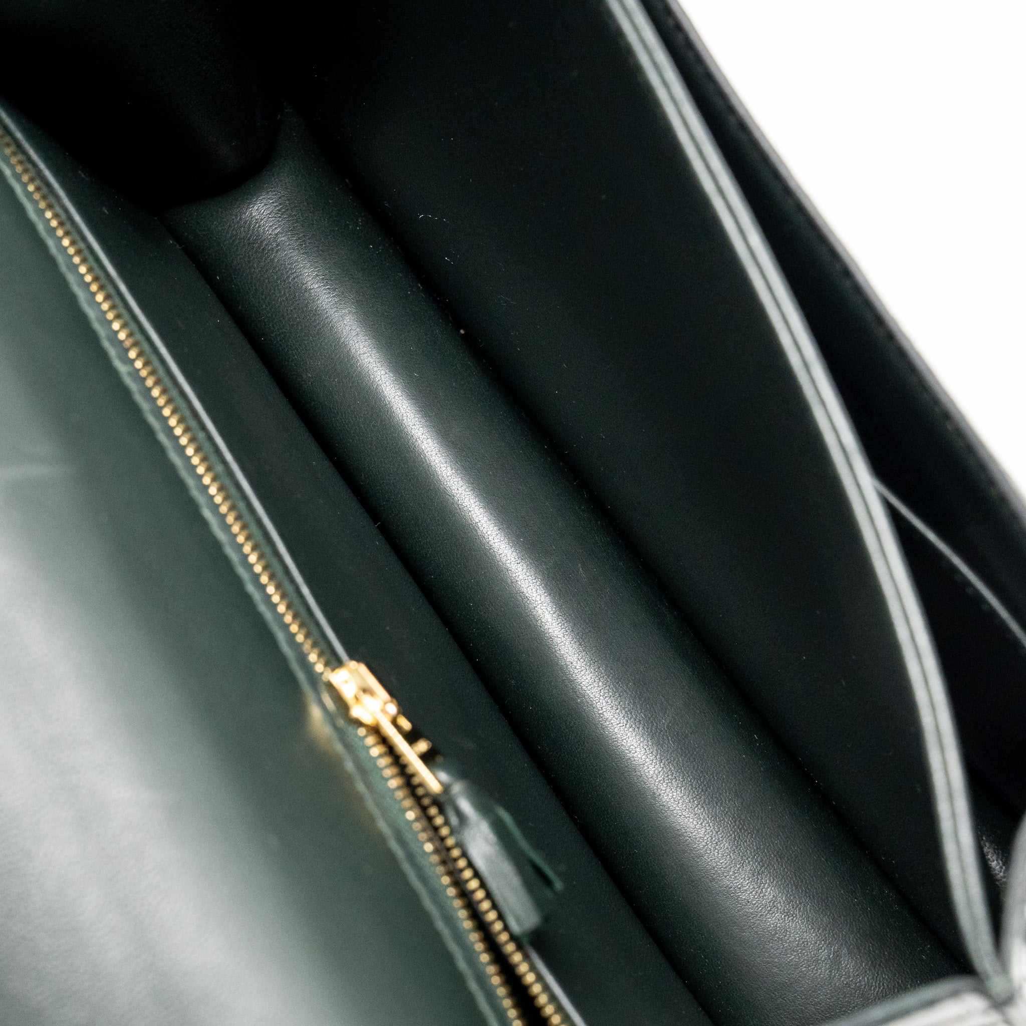 HERMES CONSTANCE 24 ALLIGATOR MISSISSIPPIENSIS MAT VERT FONCE GHW