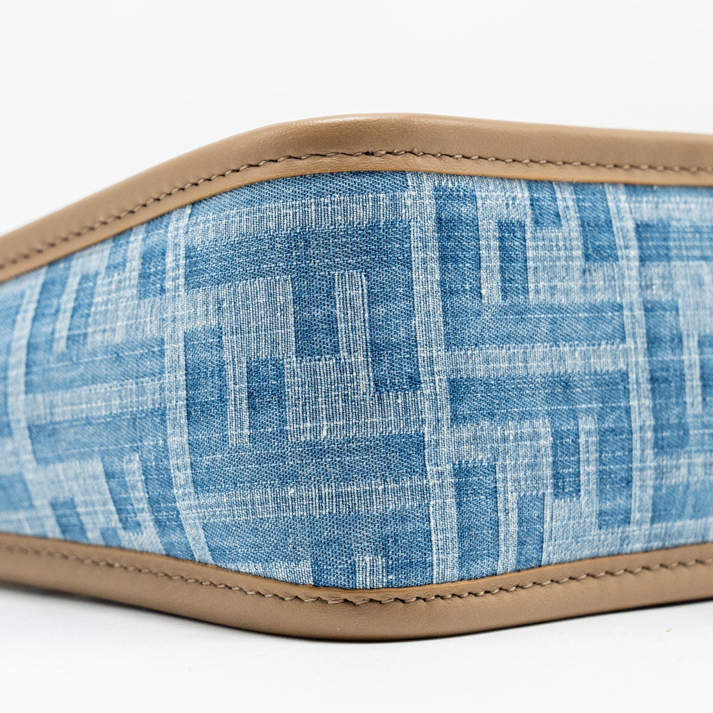 FENDI MINI FENDESSENCE BAG DENIM BLUE GHW