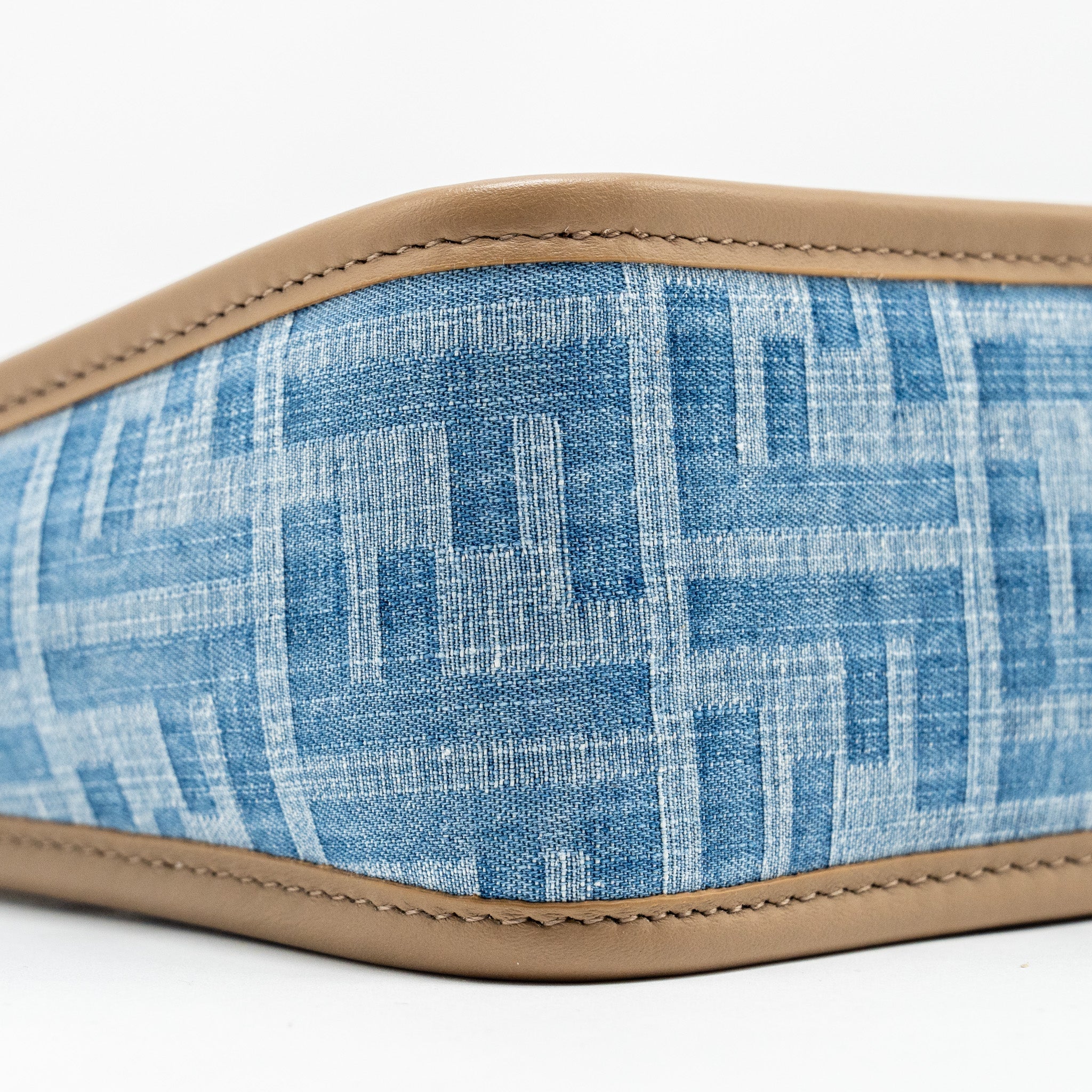 FENDI MINI FENDESSENCE BAG DENIM BLUE GHW