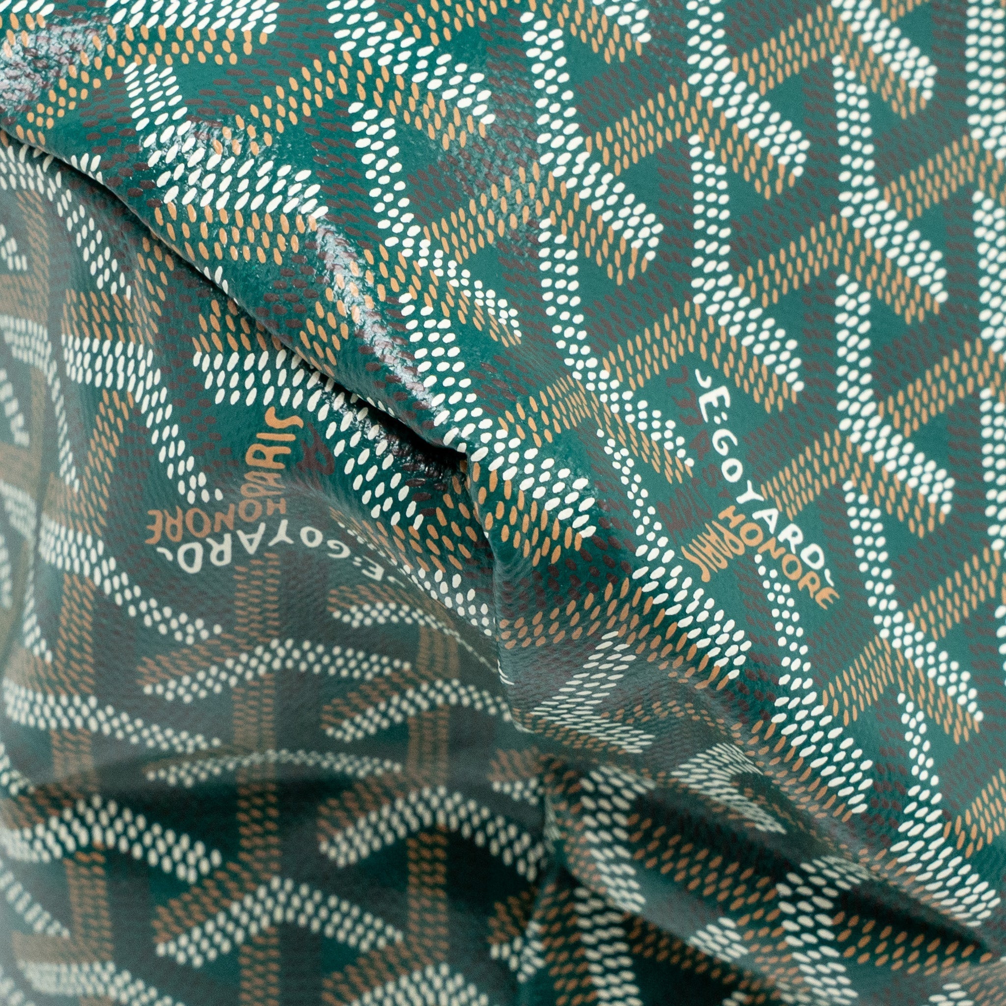 GOYARD SAINT LOUIS PM TOTE GOYARDINE CANVAS GREEN SHW