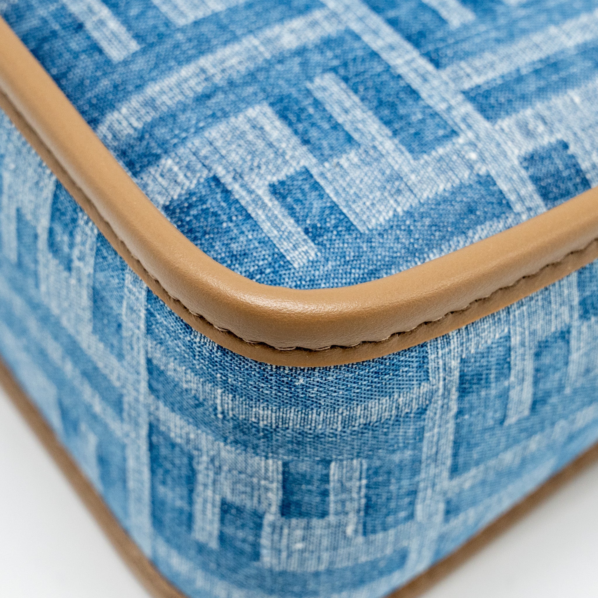 FENDI MINI FENDESSENCE BAG DENIM BLUE GHW