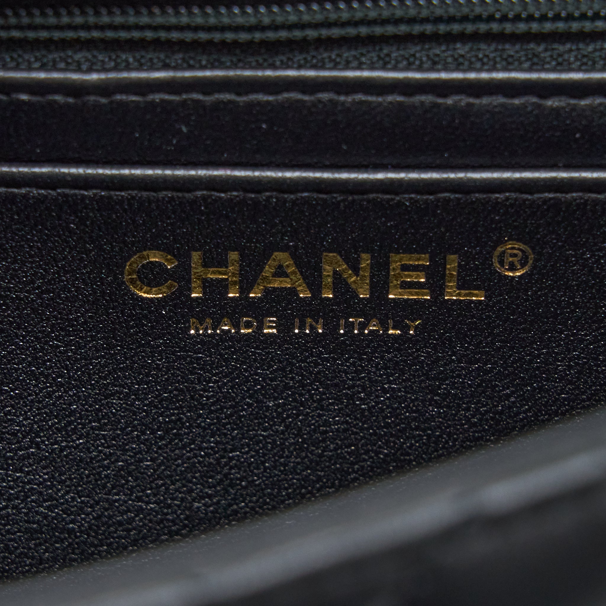 CHANEL TOP HANDLE MINI RECTANGULAR FLAP BAG LAMBSKIN BLACK LGHW (MICROCHIP)