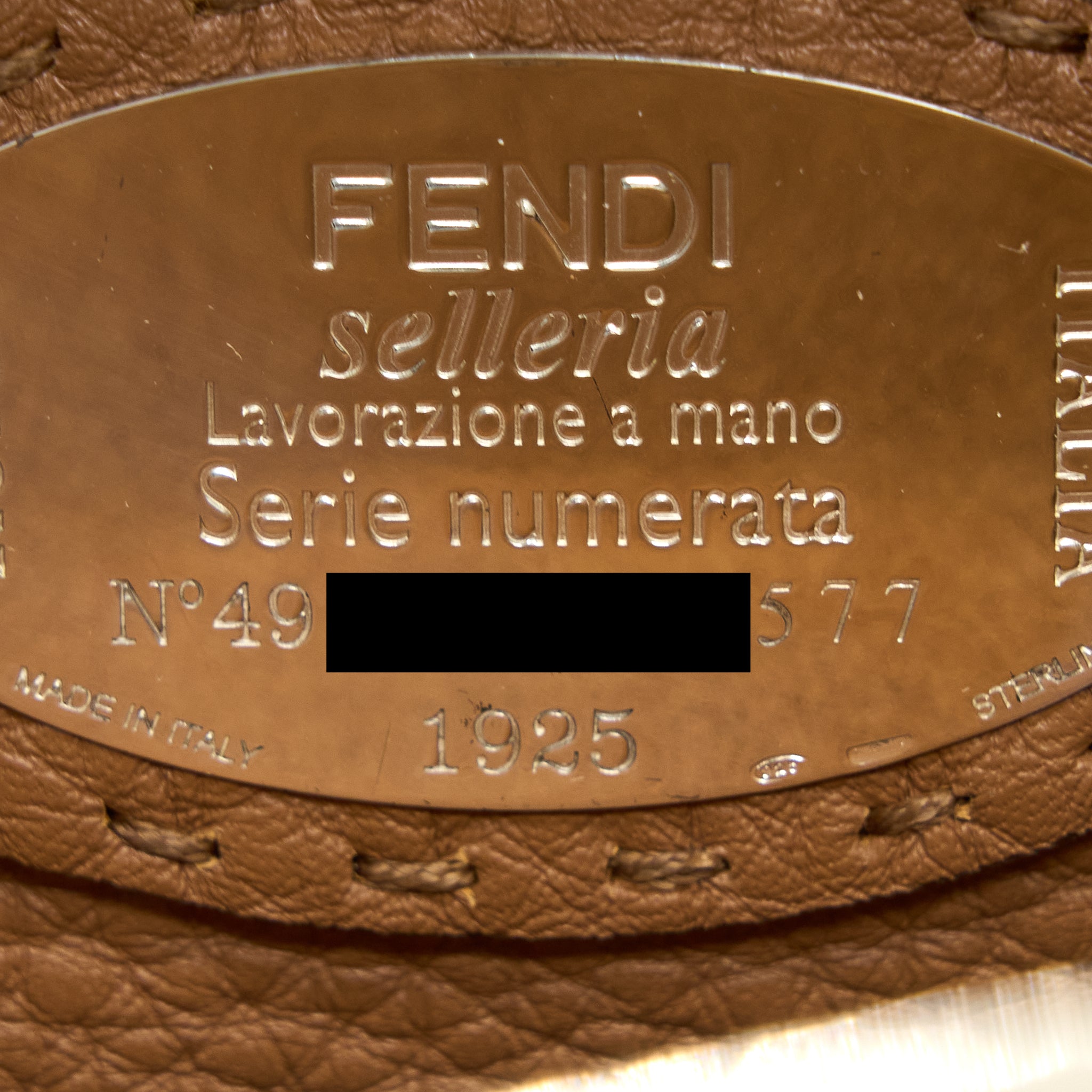 FENDI PEEKABOO GRAINED CALFSKIN MIX ROMANO/AACANARA SHW
