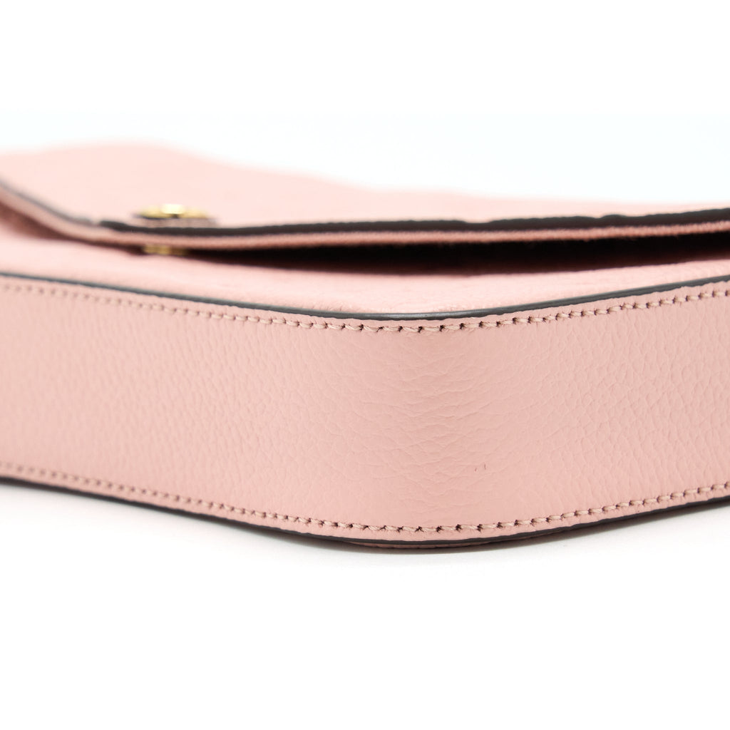 LOUIS VUITTON FELICIA POCHETTE MONOGRAM EMPREINTE ROSE POUNDER GHW