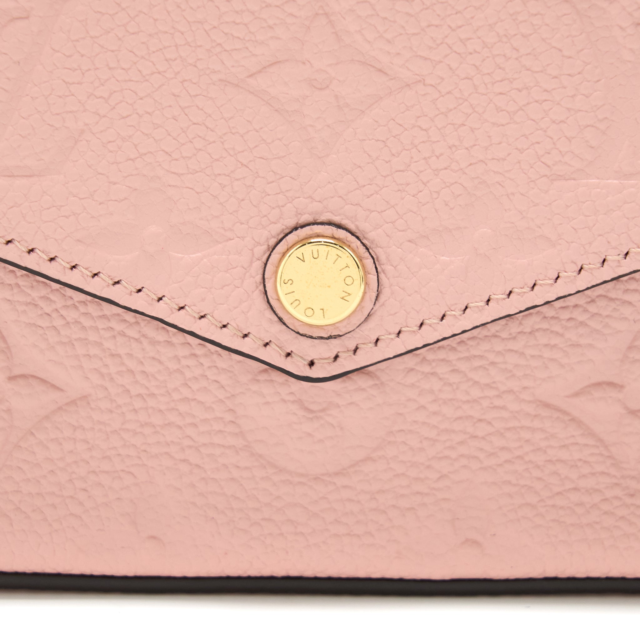 LOUIS VUITTON FELICIA POCHETTE MONOGRAM EMPREINTE ROSE POUNDER GHW