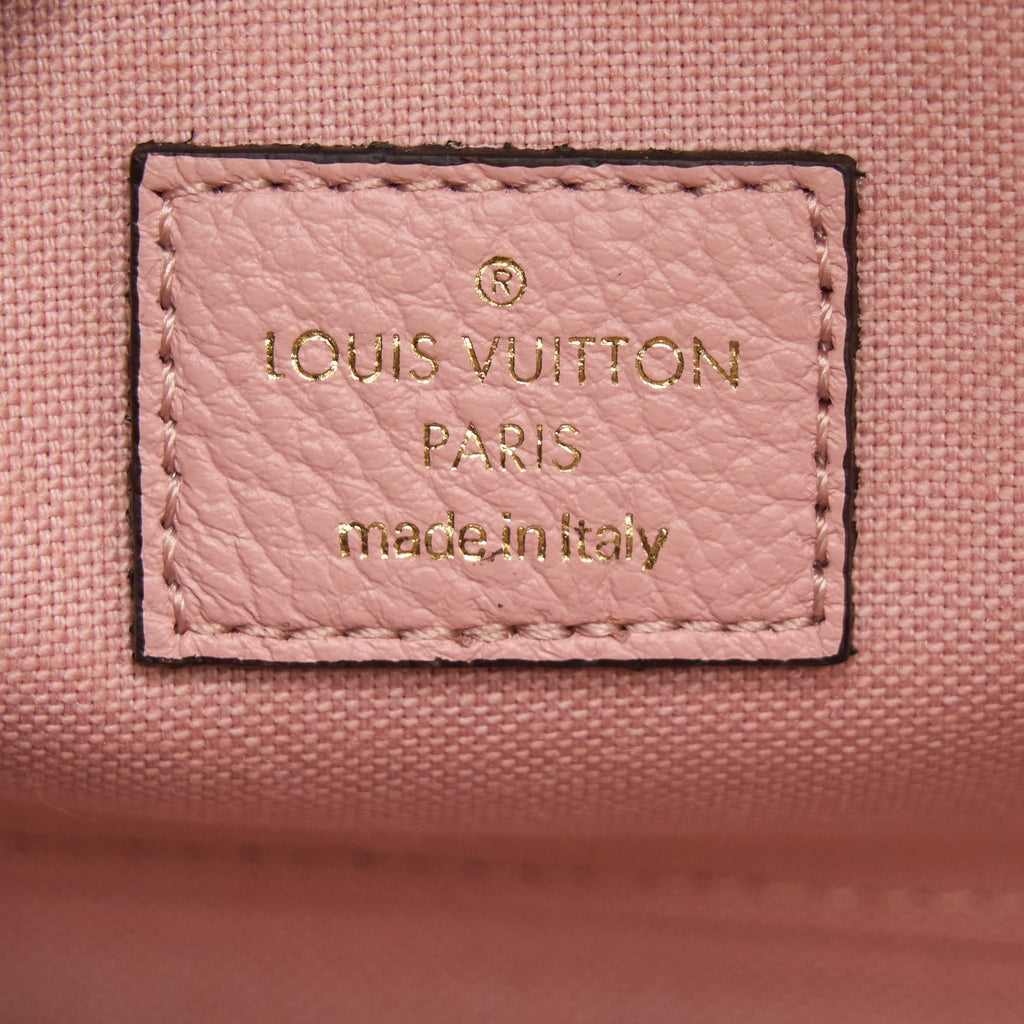 LOUIS VUITTON FELICIA POCHETTE MONOGRAM EMPREINTE ROSE POUNDER GHW