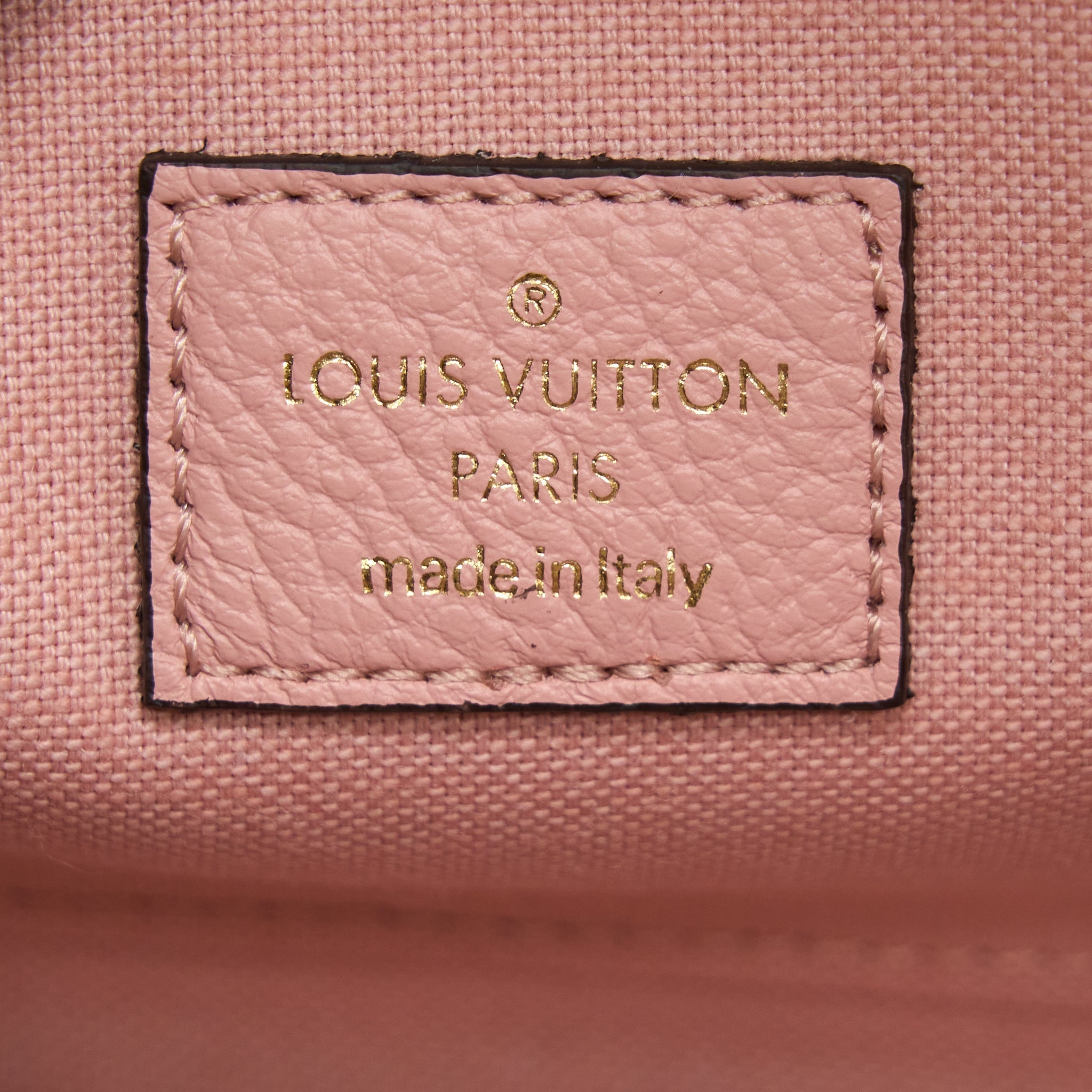 LOUIS VUITTON FELICIA POCHETTE MONOGRAM EMPREINTE ROSE POUNDER GHW