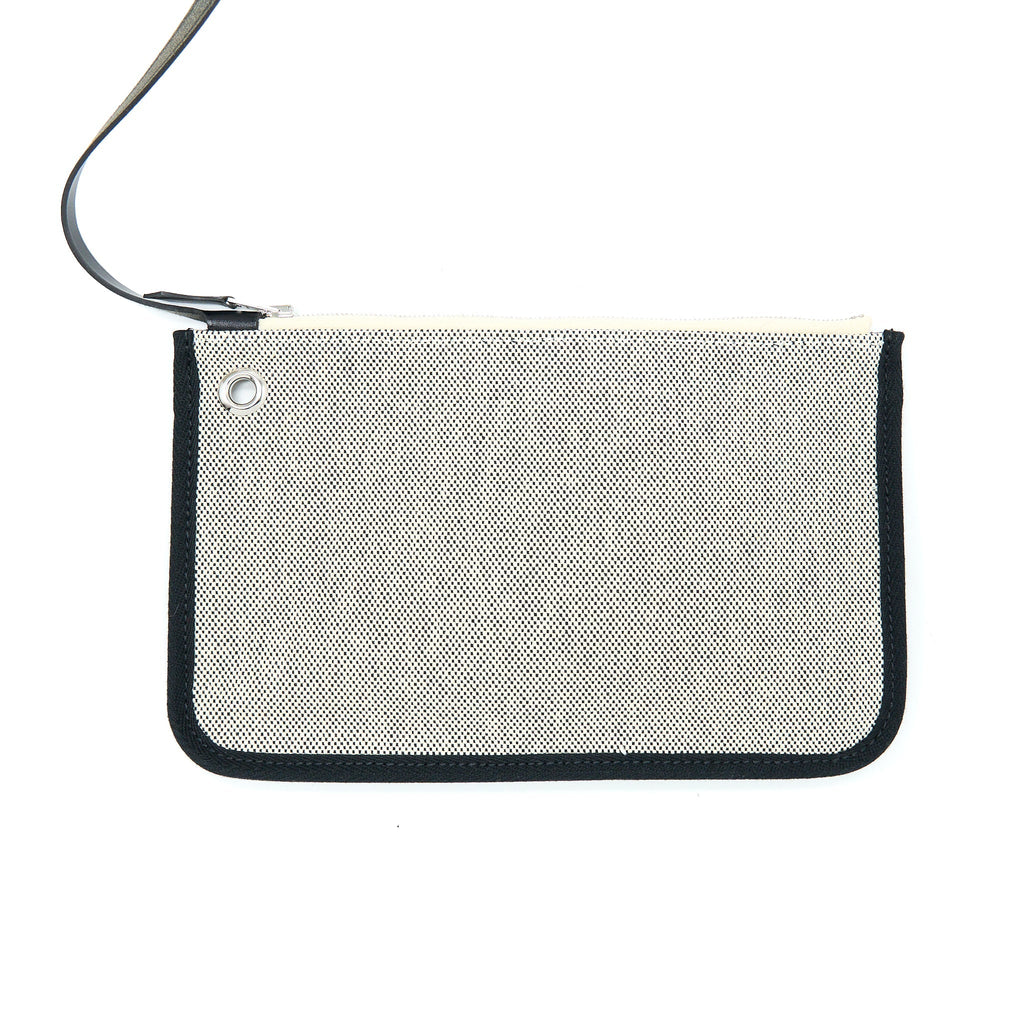 HERMES HERBAG ZIP 31 PEGASE BLEU INDIGO/ ECRU-NOIR/ NOIR SHW