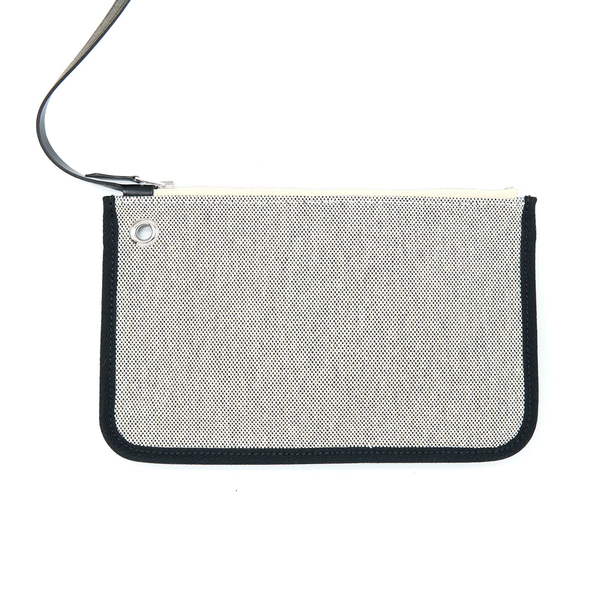 HERMES HERBAG ZIP 31 PEGASE BLEU INDIGO/ ECRU-NOIR/ NOIR SHW