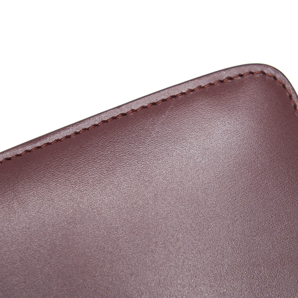 CELINE SMALL CLASSIC BAG IN BOX CALFSKIN BURGUNDY