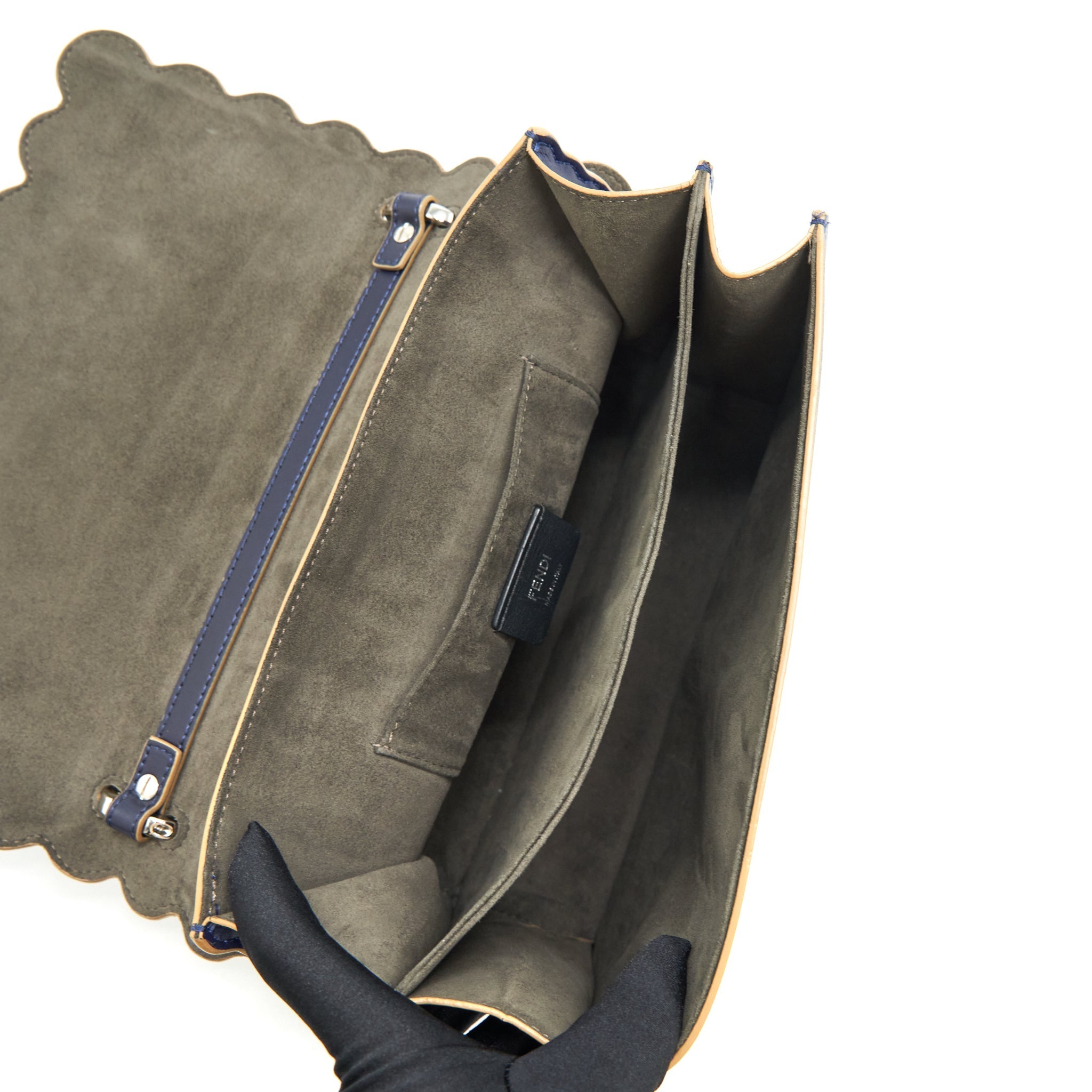 FENDI KAN I BAG NAVY SHW