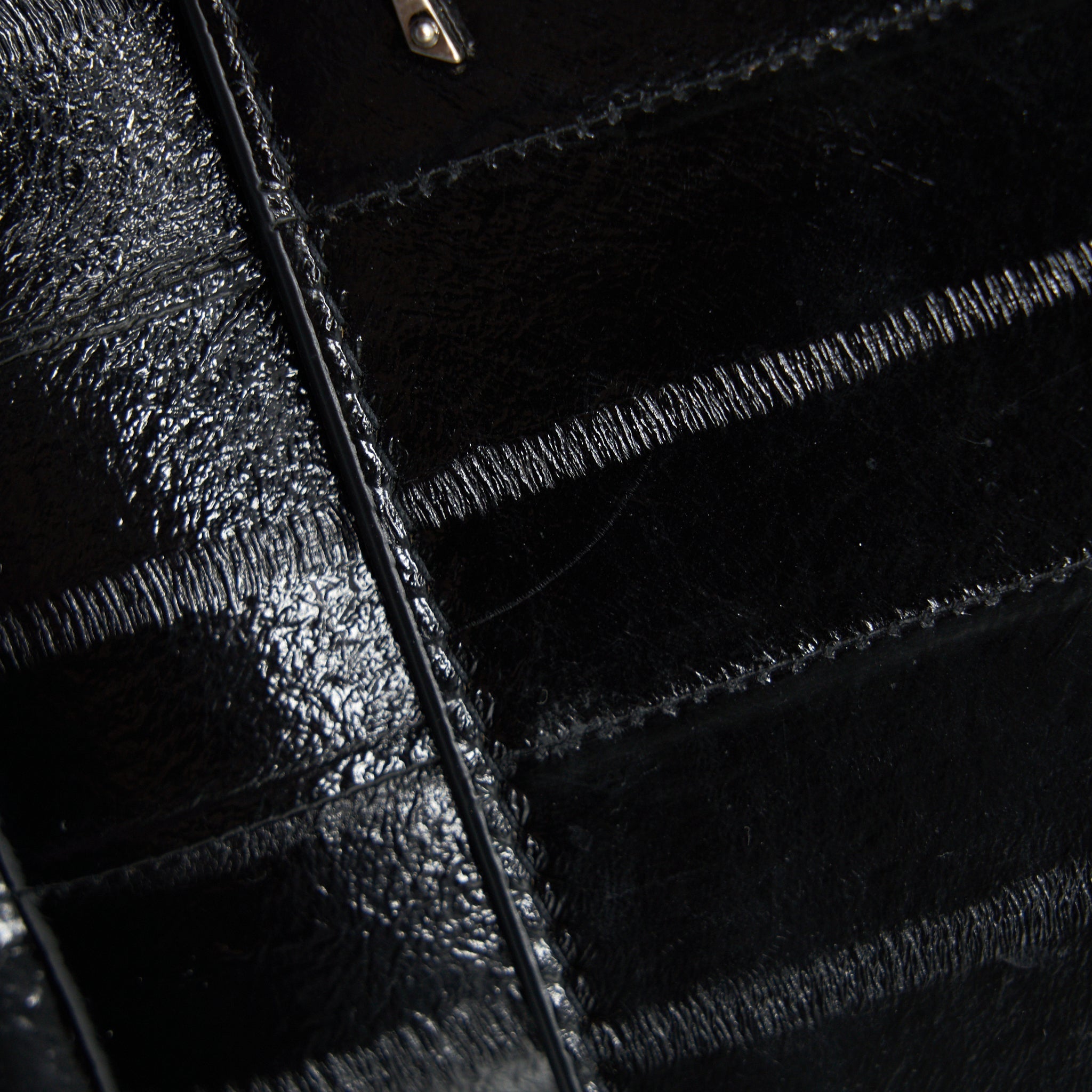 SAINT LAURENT SUNSET SHOULDER BAG BLACK SHW