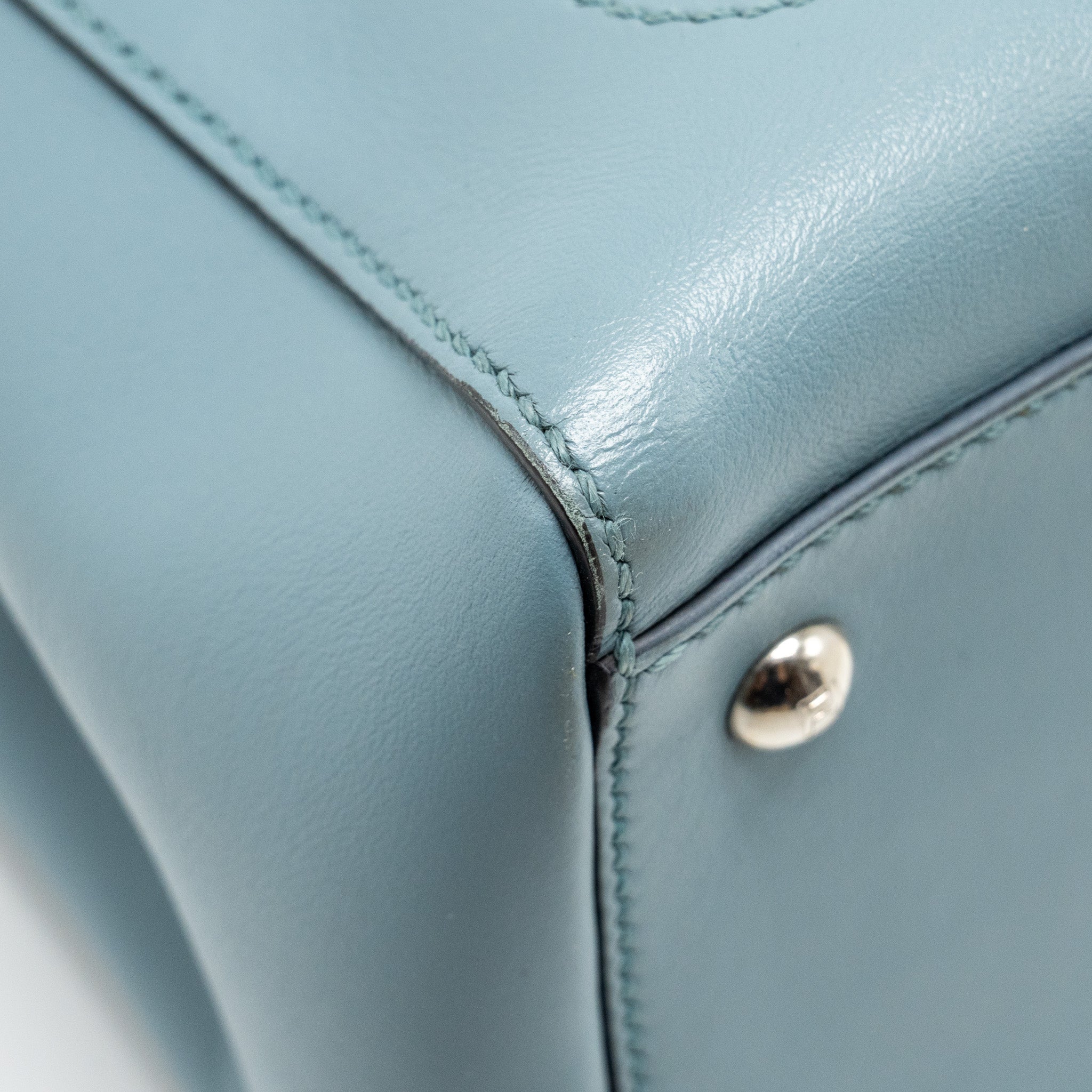 FENDI DOTCOM BAG CALFSKIN BLUE SHW