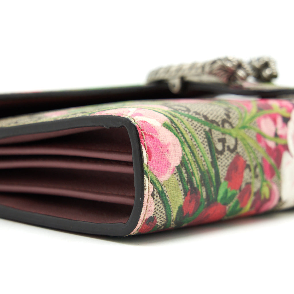 GUCCI BLOSSOM GG SUPREME CHAIN WALLET SHW