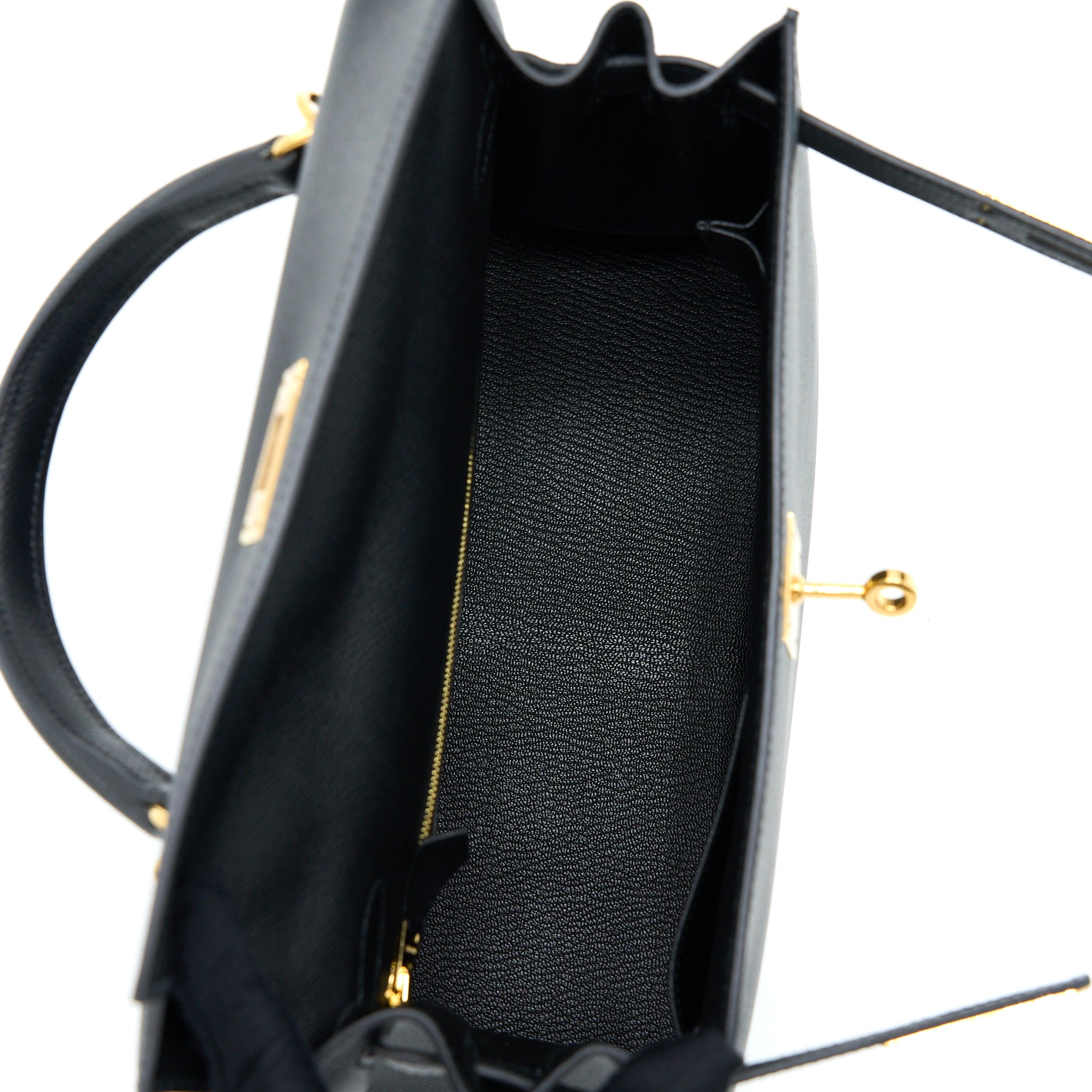 HERMES KELLY 28 EPSOM BLACK GHW