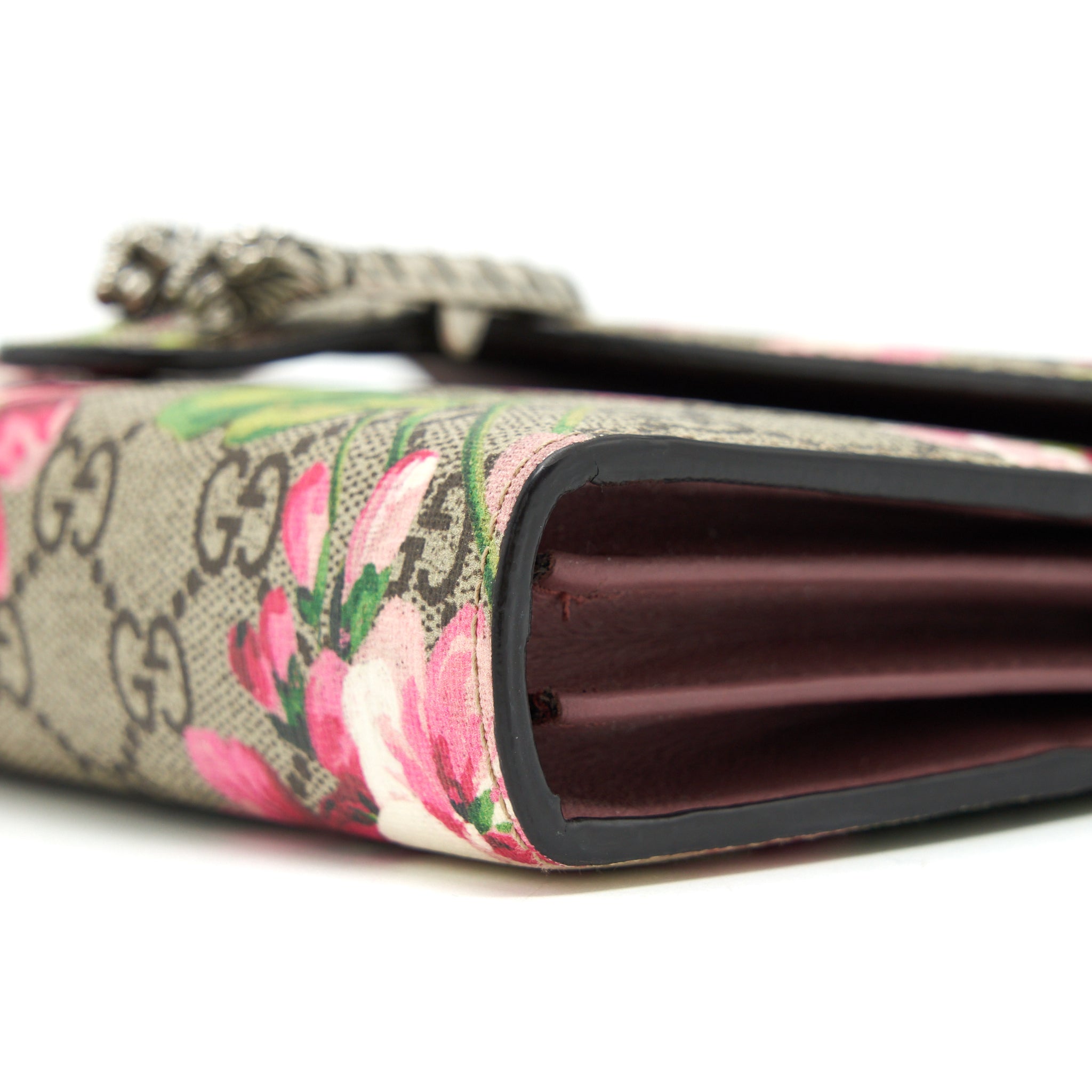 GUCCI BLOSSOM GG SUPREME CHAIN WALLET SHW