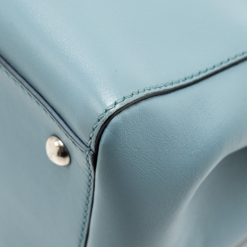 FENDI DOTCOM BAG CALFSKIN BLUE SHW
