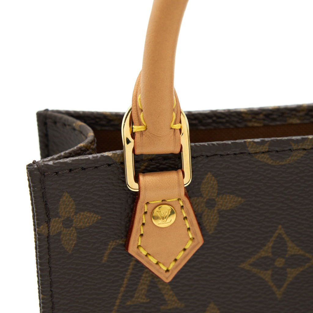 LOUIS VUITTON PETIT SAC PLAT MONOGRAM CANVAS GHW