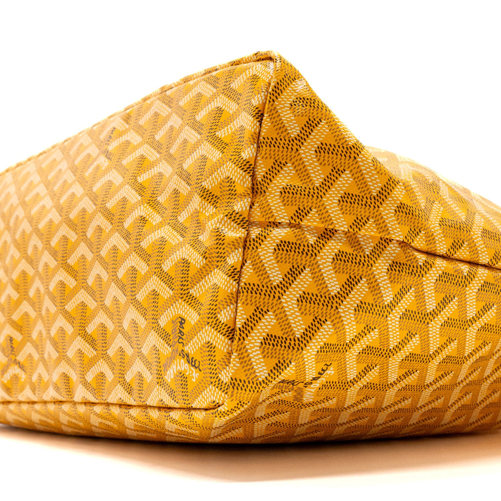 GOYARD SAINT LOUIS PM TOTE BAG CANVAS YELLOW SHW