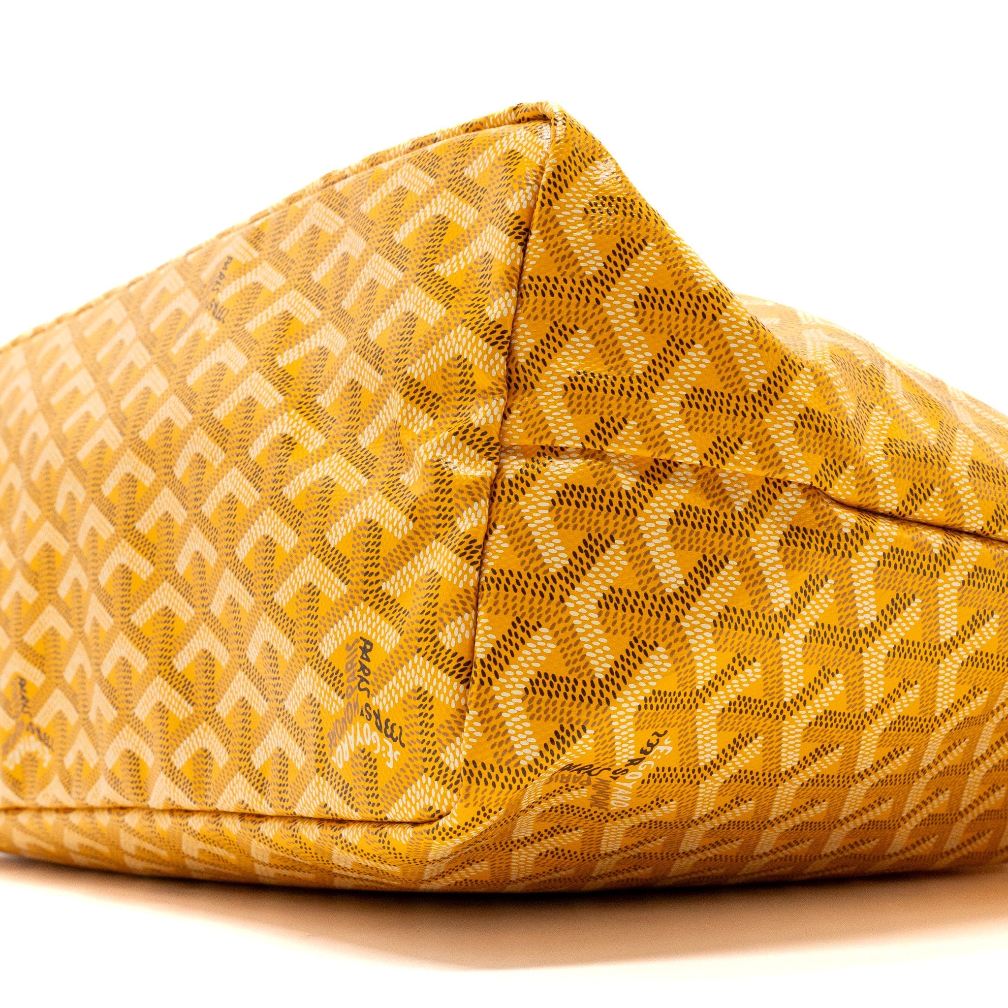 GOYARD SAINT LOUIS PM TOTE BAG CANVAS YELLOW SHW
