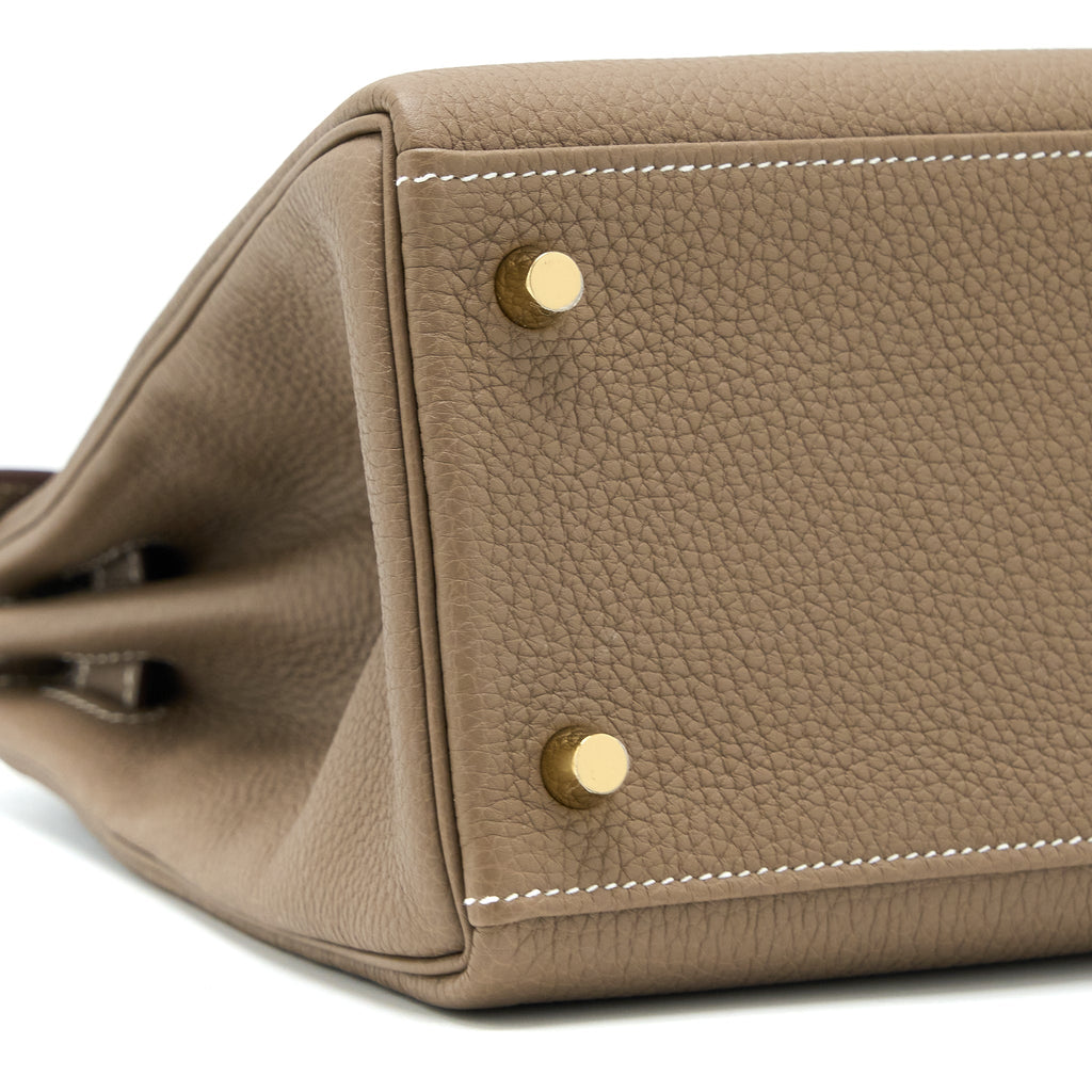HERMES KELLY 28 TOGO ETOUPE GHW