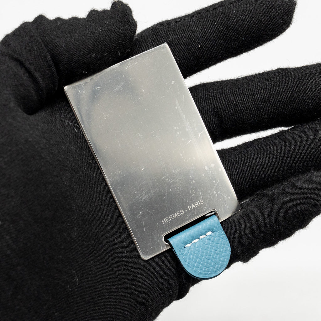 HERMES MINI CONSTANCE EPSOM D2 NEW BLUE JEAN GHW