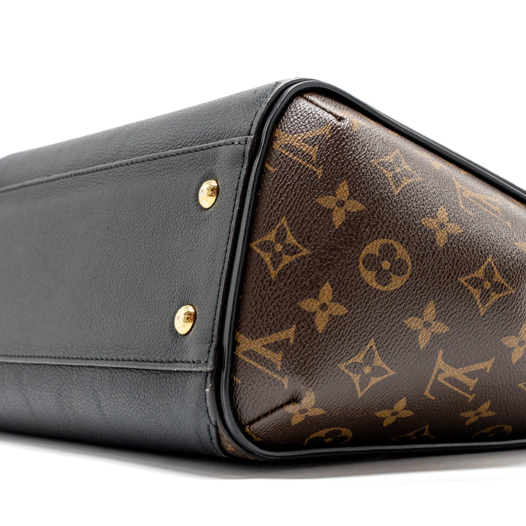 LOUIS VUITTON KIMONO TOTE BAG LEATHER / MONOGRAM CANVAS GHW