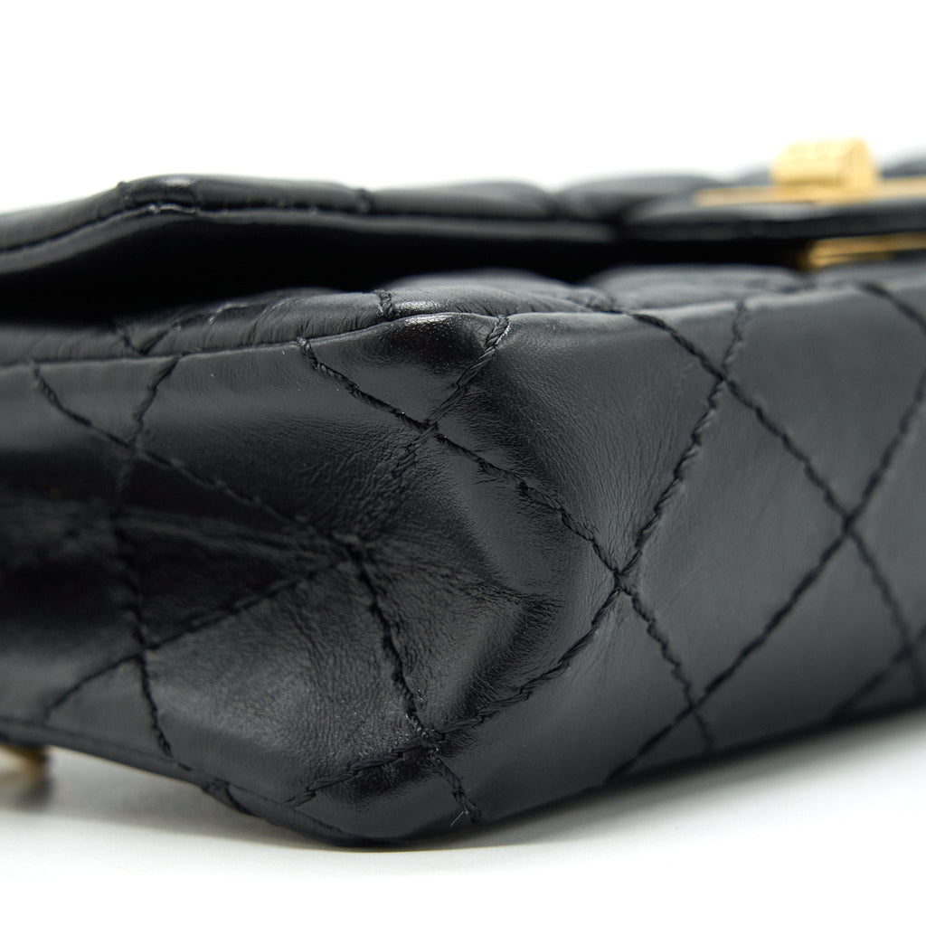 CHANEL 2.55 WAIST BAG IN BLACK GHW