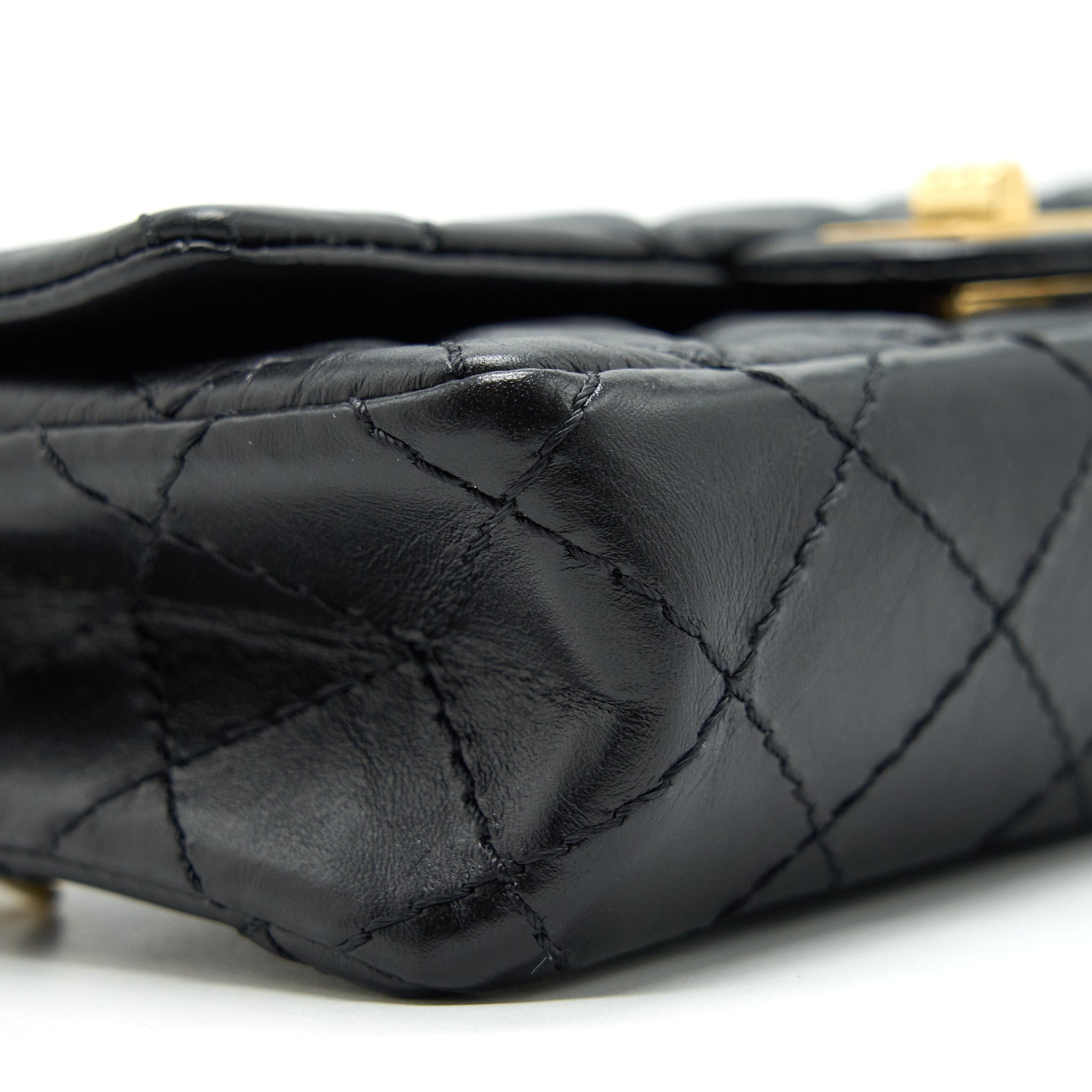CHANEL 2.55 WAIST BAG IN BLACK GHW