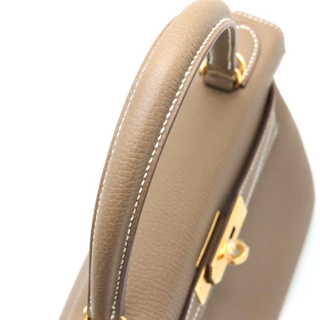 HERMES KELLY 28 TOGO ETOUPE GHW
