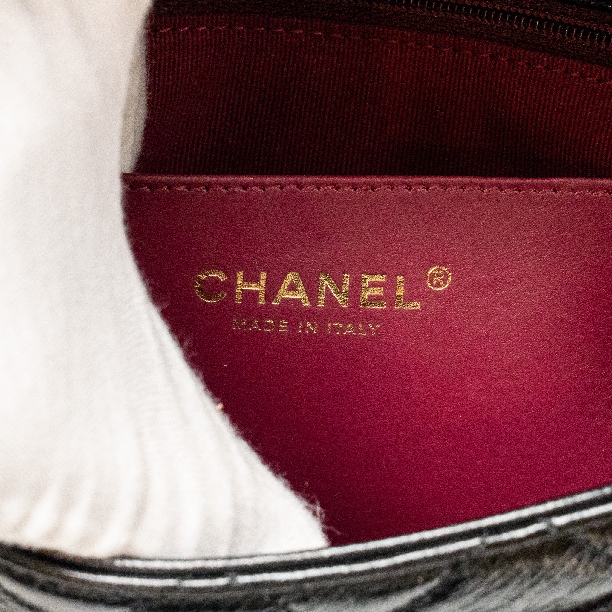 CHANEL DOUBLE POCKET TOP HANDLE MESSANGER BAG SHINY CALFSKIN BLACK GHW (MICROCHIP)