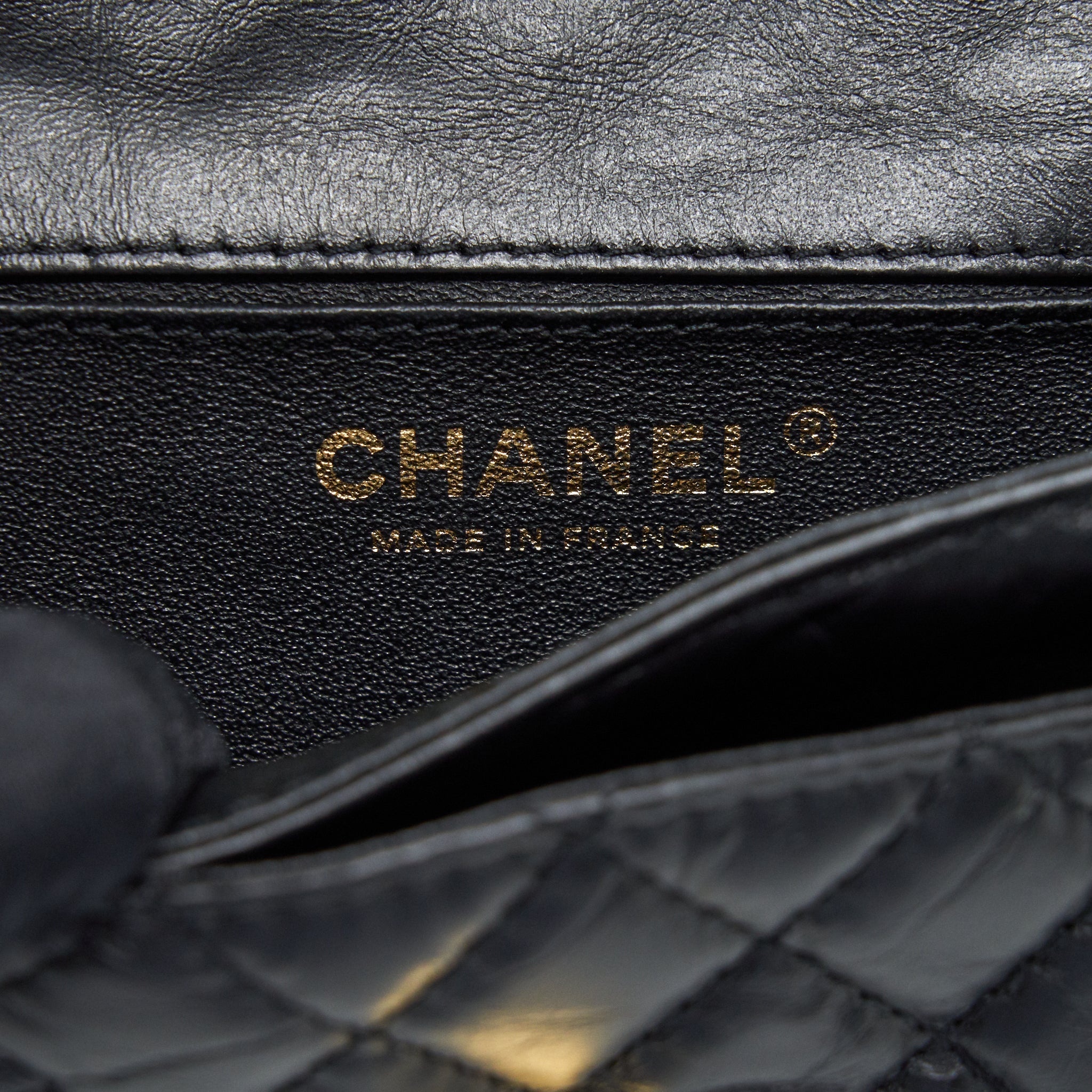 CHANEL 2.55 WAIST BAG IN BLACK GHW
