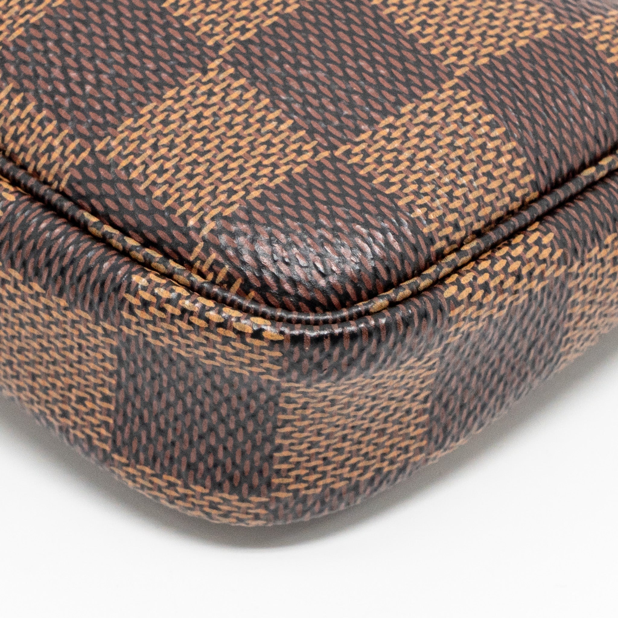 LOUIS VUITTON MINI POCHETTE ACCESSORIES DAMIER EBENE CANVAS GHW