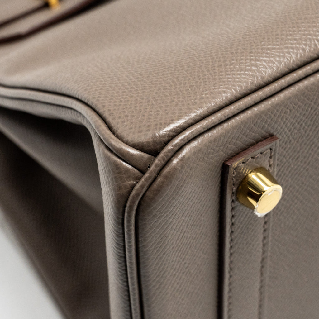 HERMES BIRKIN 30 EPSOM GRIS ETAIN GHW