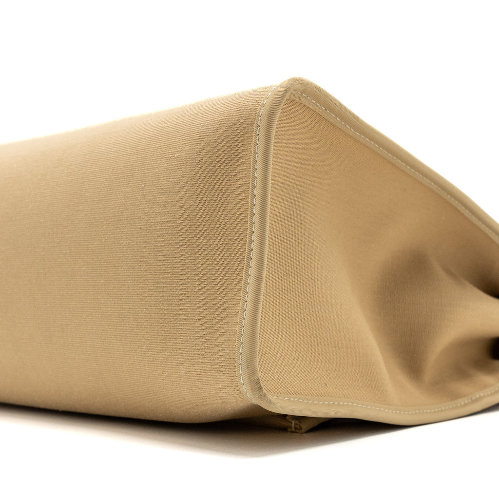 HERMES HERBAG 31 ZIP BAG CANVAS / HUNTER LEATHER TRENCH/ CUVIER SHW