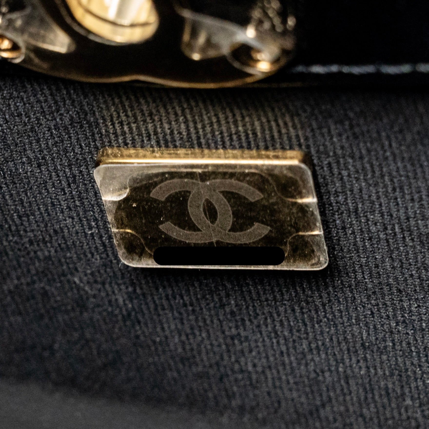 CHANEL MINI 31 BAG SHINY LAMBSKIN BLACK LGHW (MICROCHIP)