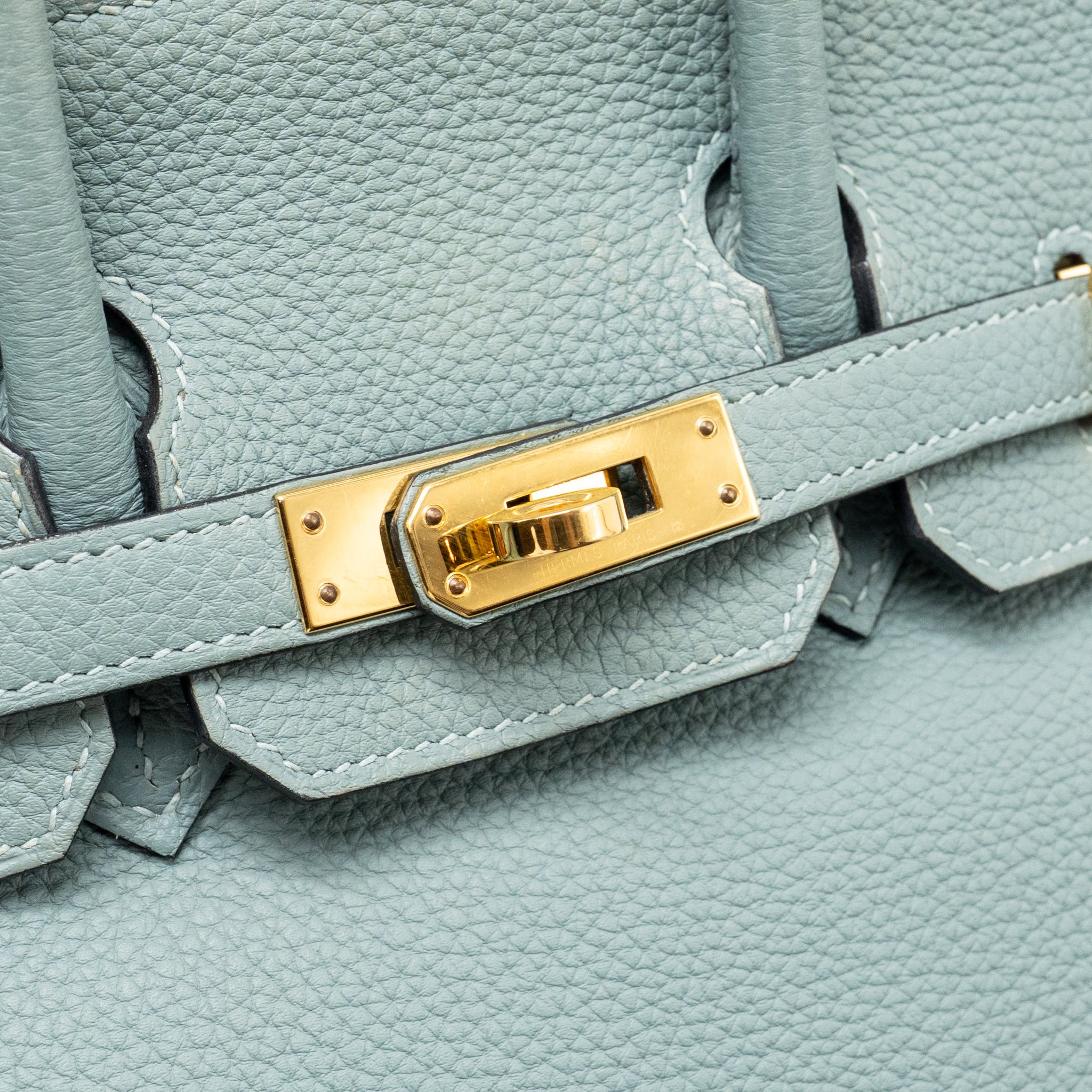 HERMES BIRKIN 25 TOGO 7G CIEL GHW