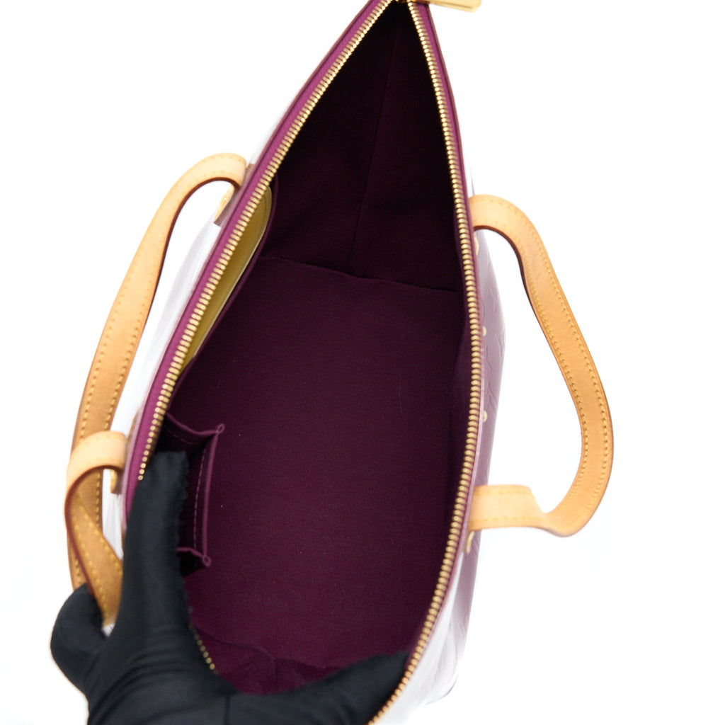 LOUIS VUITTON BELLEVUE PM MONOGRAM VERNIS VIOLETTE GHW