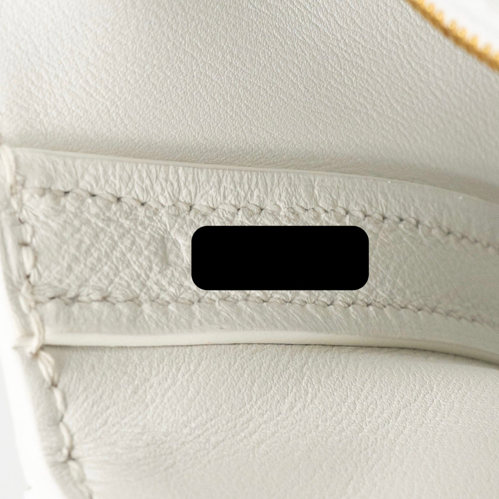 HERMES MINI 2424 24/24-21 BAG EVERCOLOR/SWIFT NEW WHITE GHW
