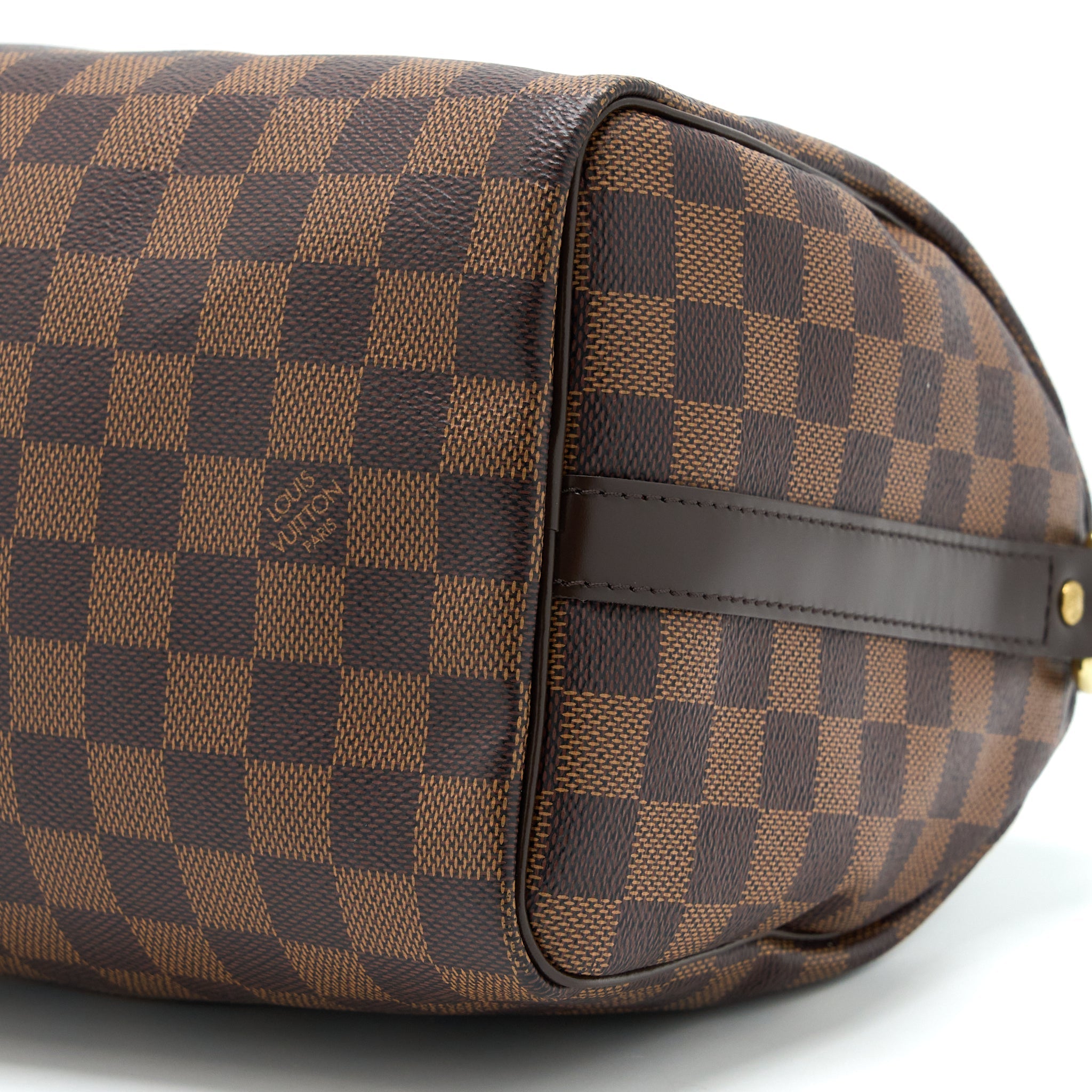 LOUIS VUITTON SPEEDY BANDOULIERE 25 DAMIER EBENE CANVAS GHW