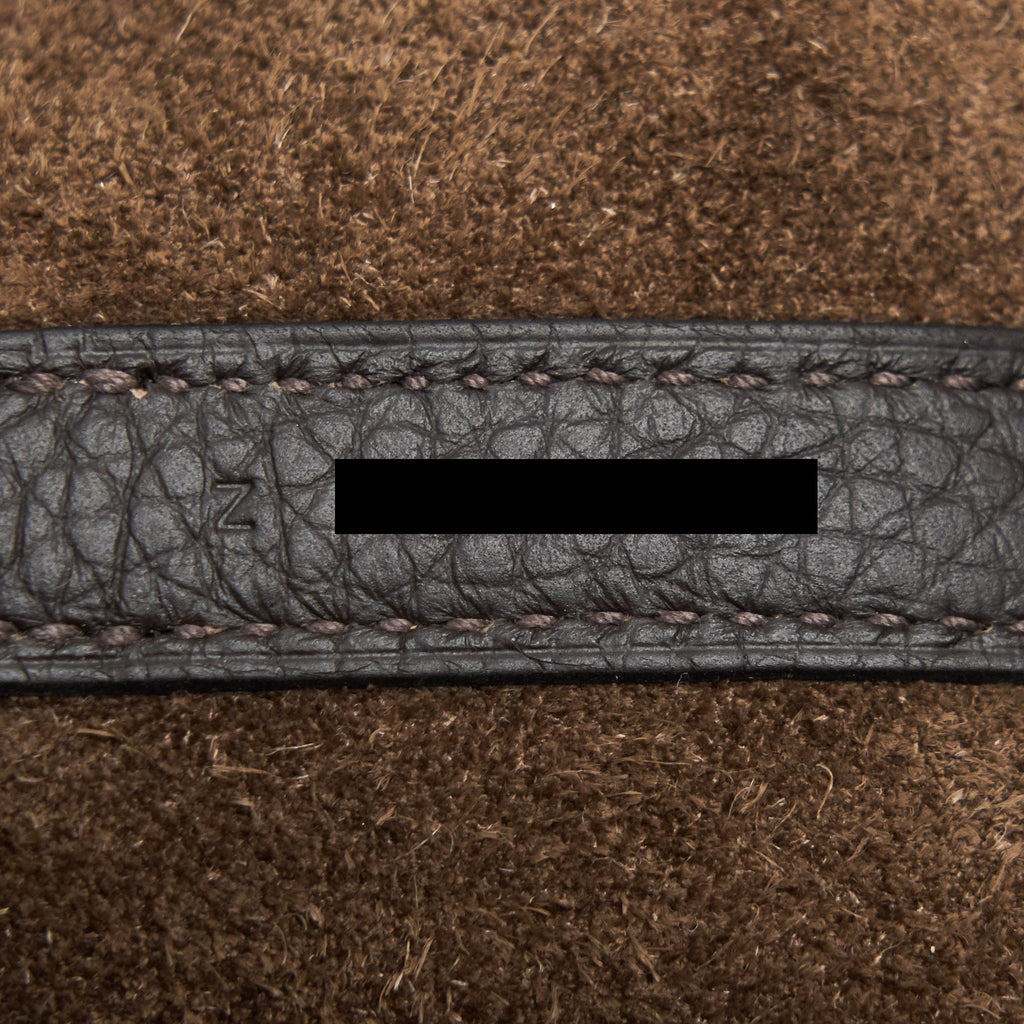 HERMES PICOTIN 18 LOCK BAG EBENE GHW