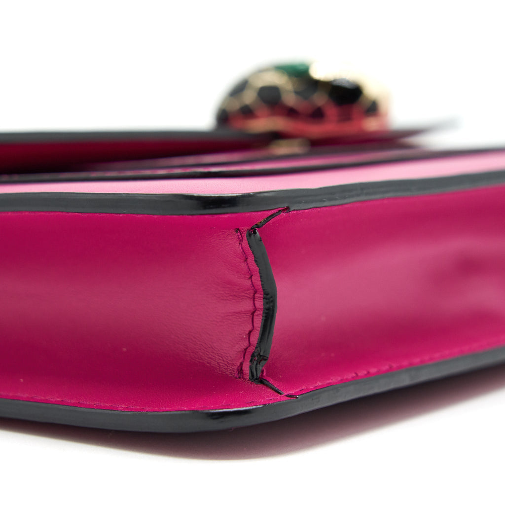 BVLGARI SLING PINK SPINEL FEMALE CROSSBODY BAG