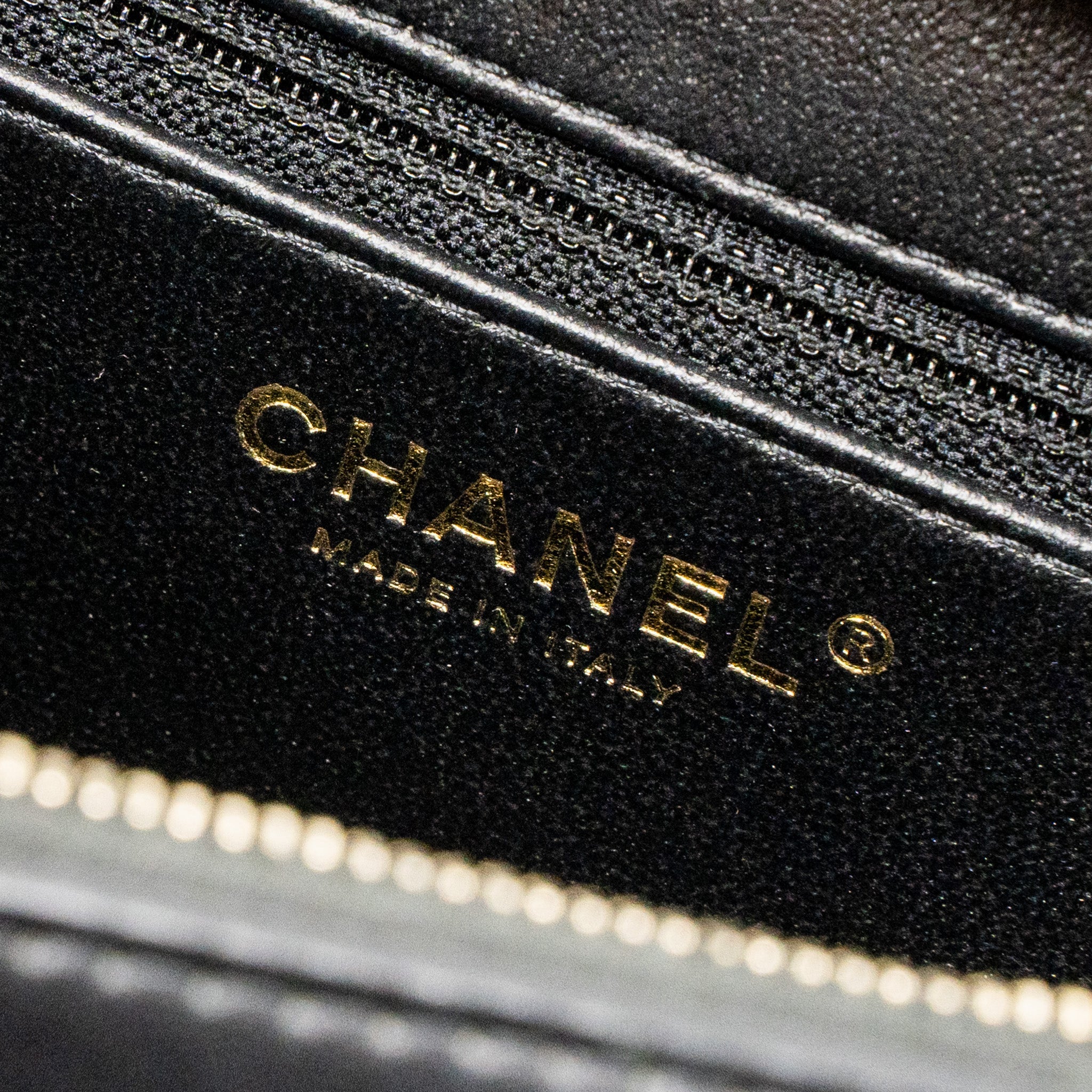 CHANEL TRENDY CC TOP HANDLE VANITY BAG LAMBSKIN BLACK GHW