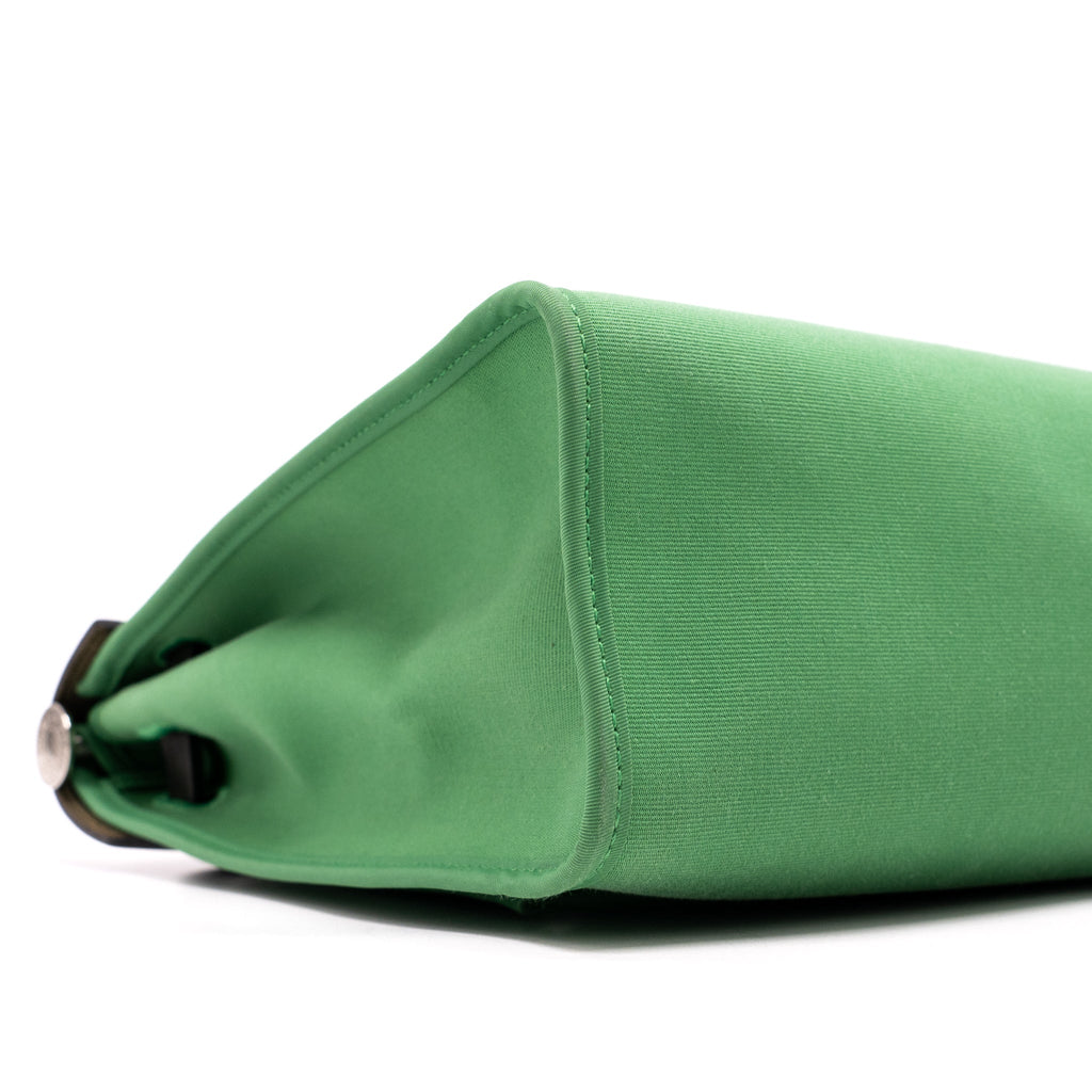 HERMES HERBAG 31 ZIP BAG CACHE HUNTER/CANVAS GREEN SHW