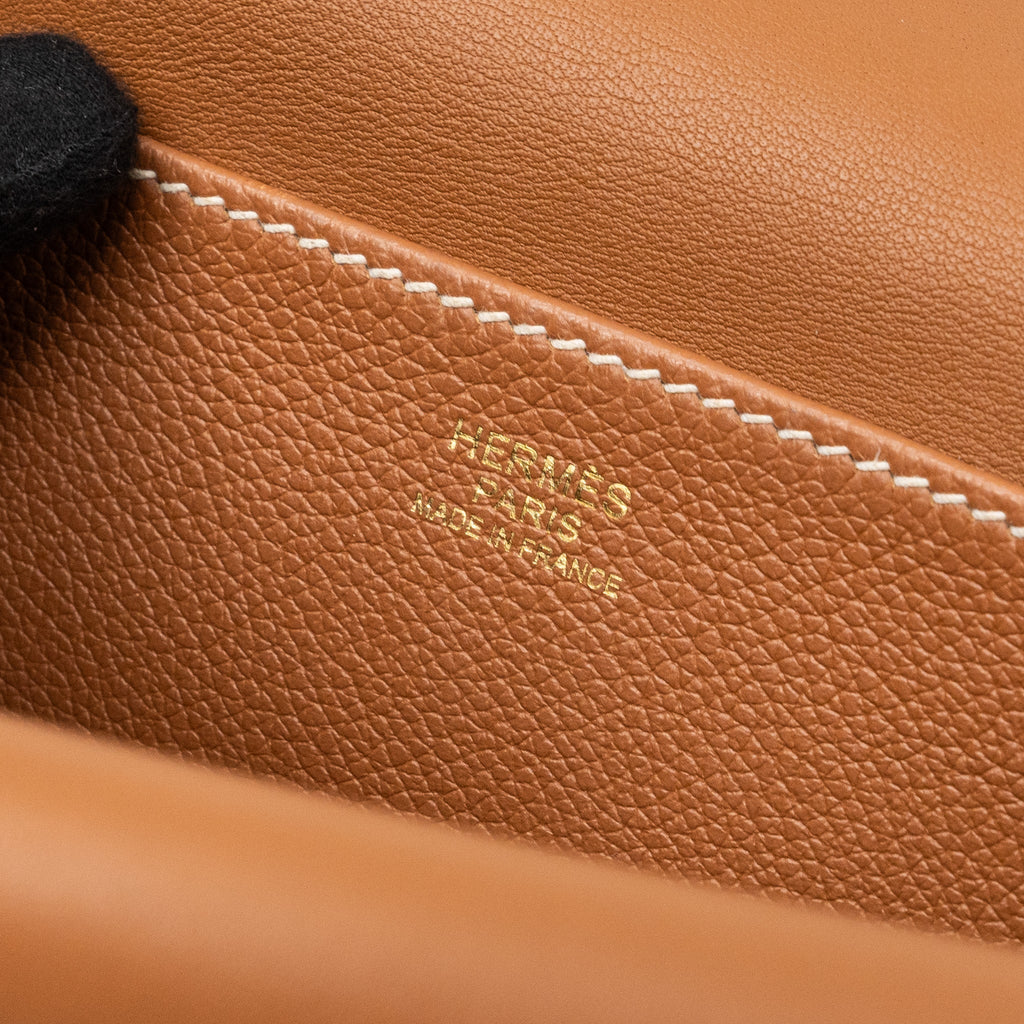 HERMES HALZAN 25 EVERCOLOR GOLD GHW