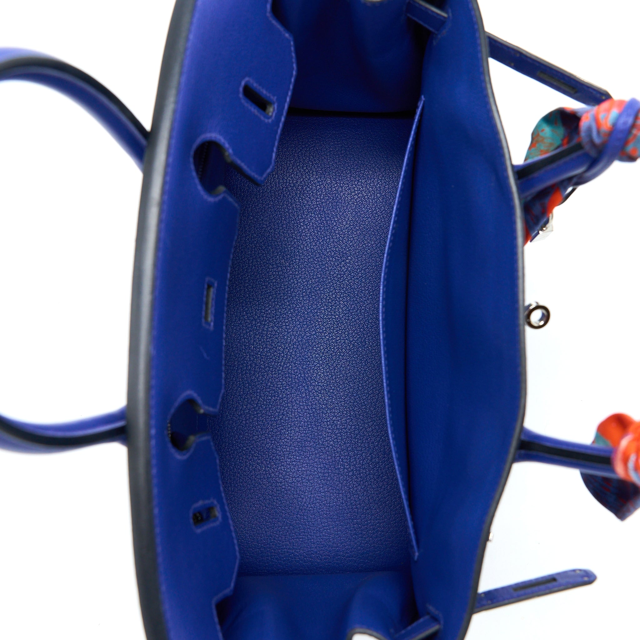 HERMES BIRKIN 30 TAURILLON NOVILLO BLUE SAPHIR SHW
