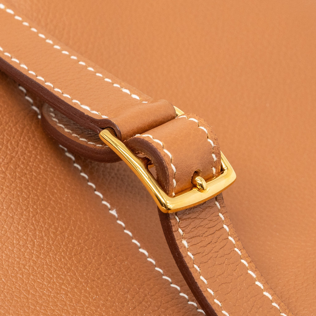 HERMES HALZAN 25 EVERCOLOR GOLD GHW